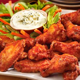 Air Fryer Chicken Wings with Buffalo Sauce · Got a craving for buffalo wings but don’t have time to head out to a pub or restaurant? Try these air fryer chicken wings. It’ll take less than 35 minutes to make the recipe/5(6).